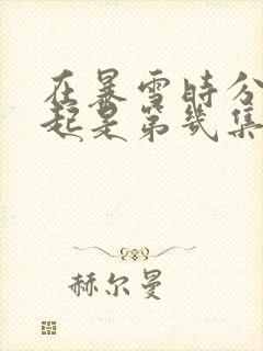 在暴雪时分在一起是第几集