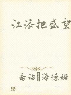 江添把盛望顶哭封面