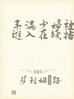 丰满少妇被猛烈进入在线播放黄