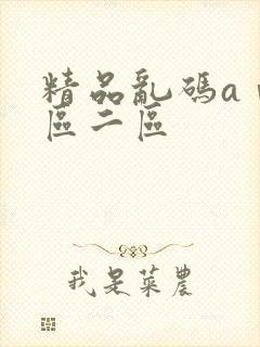 精品乱码aⅴ一区二区封面