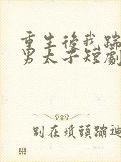 重生后我踹了渣男太子短剧免费观看