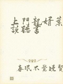 上门龙婿叶辰小说听书封面