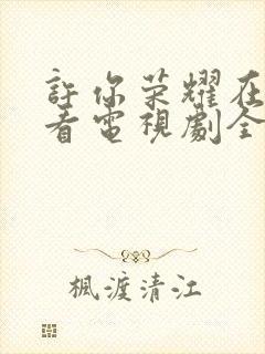 许你荣耀在线观看电视剧全集免费