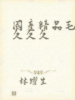 国产精品毛片久久久久封面