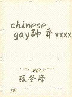 chinese gay帅哥xxxx