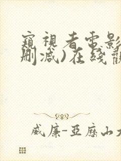 窥视者电影(无删减)在线观看美国