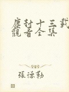 尘封十三载在线观看全集封面