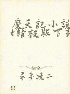 魔天记小说txt精校版下载