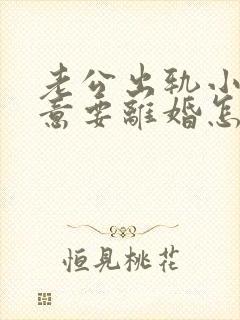 老公出轨小三执意要离婚怎么办