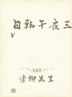 日韩午夜三级av