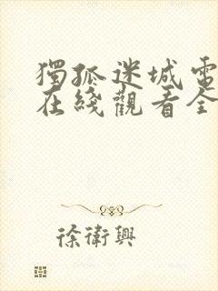 独孤迷城电视剧在线观看全集