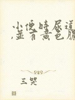 小便时尿道刺痛,并有黄色脓状液体流出