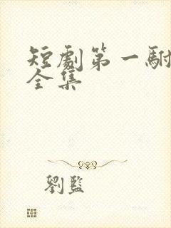 短剧第一驸马爷全集