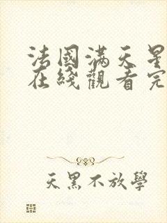 法国满天星电影在线观看完整免费