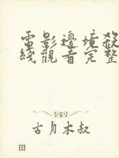 电影边境杀手在线观看完整版免费