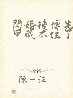 闪婚后傅先生马甲藏不住了完本