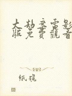 大劫案电影国语版免费观看