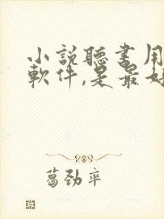 小说听书用什么软件,是最好的免费的