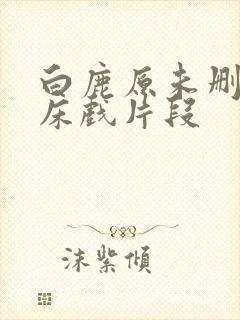 白鹿原未删减版床戏片段