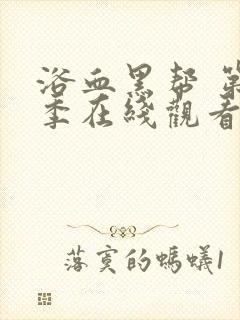 浴血黑帮 第4季在线观看全集免费播放