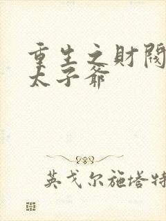 重生之财阀家的太子爷