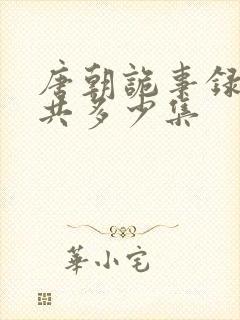 唐朝诡事录4一共多少集封面