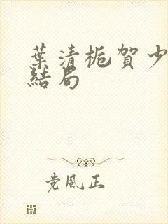 叶清栀贺少衍大结局封面