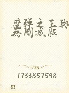 魔弹之王与战姬无删减版封面