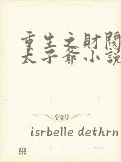 重生之财阀家的太子爷小说观看封面