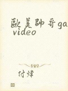 欧美帅哥gay video