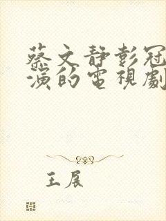 蔡文静彭冠英主演的电视剧