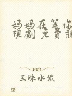 妈妈在等你 电视剧 免费观看