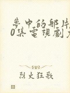 梦中的那片海40集电视剧免费观看