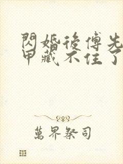 闪婚后傅先生马甲藏不住了 短剧