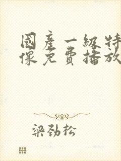 国产一级特黄录像免费播放