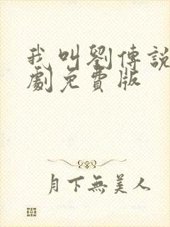 我叫刘传说电视剧免费版封面