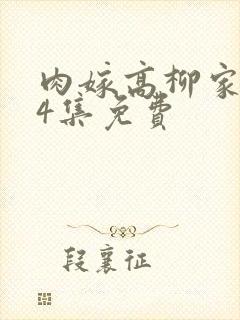 肉嫁高柳家1一4集免费