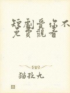 短剧爱你不逢时免费观看封面