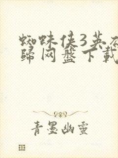 蜘蛛侠3英雄无归网盘下载封面