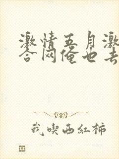激情五月激情综合网俺也去
