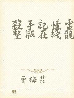 杀手记忆电影完整版在线观看