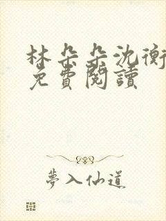 林朵朵沈衡小说免费阅读封面