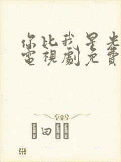 你比我星光美丽电视剧免费观看高清封面