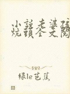 小说老婆孩子热炕头全文阅读封面