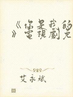 《你是我的荣耀》电视剧免费