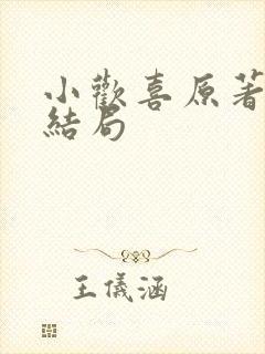 小欢喜原著悲惨结局封面