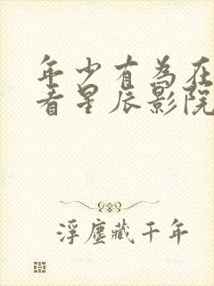 年少有为在线观看星辰影院