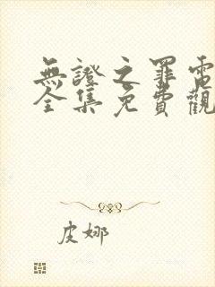 无证之罪电视剧全集免费观看