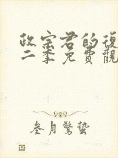 政宗君的复仇第二季免费观看