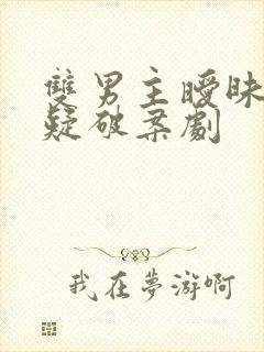 双男主暧昧向悬疑破案剧